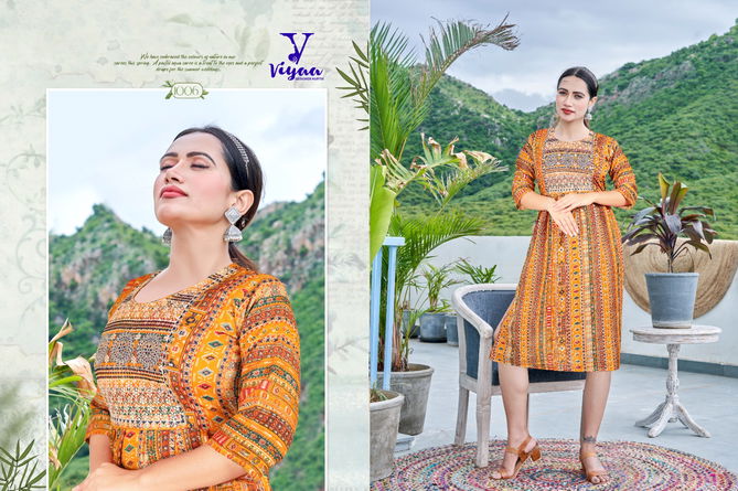 MAIRA v5 By Viyaa Naira Cut Printed Kurtis Catalog